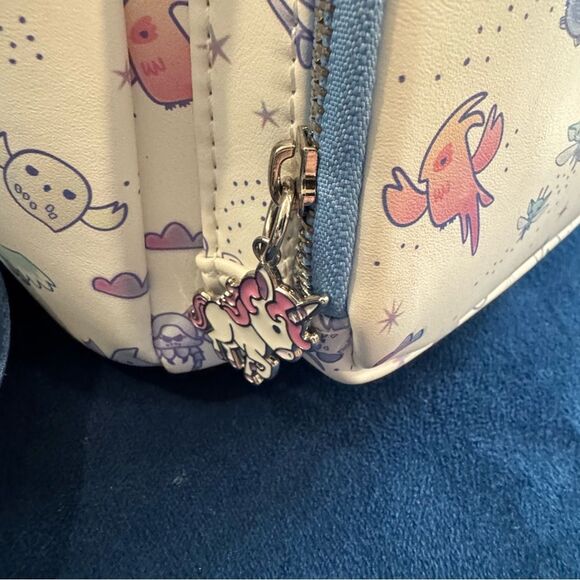 NWT Loungefly Harry Potter Chibi Magical Creatures Mini Backpack & Cardholder - Picture 6 of 10